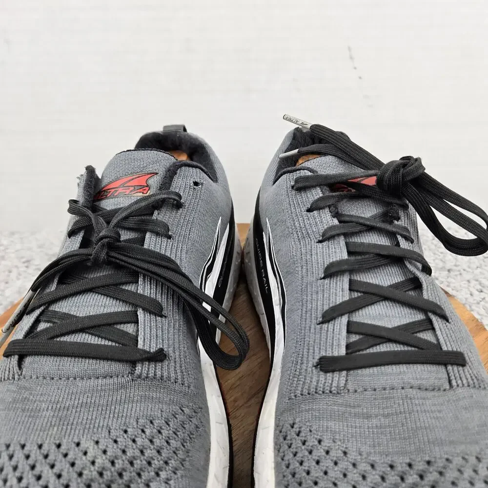 Altra Mens 10 Paradigm 4.5 Gray Black Athletic Road Running Shoes ALM1948G220